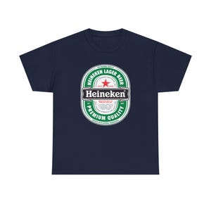 Koszulka z logo Heineken | Koszulka z grafiką marki piwa zdjęcie 10