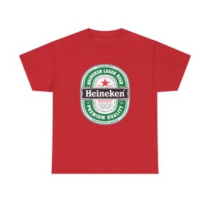 Koszulka z logo Heineken | Koszulka z grafiką marki piwa zdjęcie 14