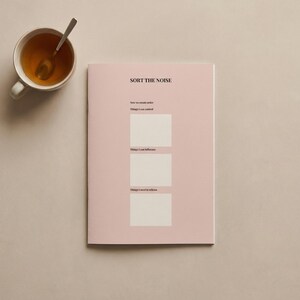 Mental Reset Workbook for Overwhelmed Minds | ADHD Friendly Planner PDF | Decision Fatigue Reset | Printable Clarity Journal image 4