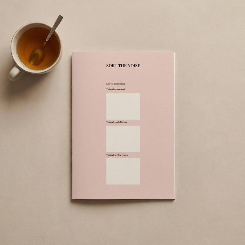 Mental Reset Workbook for Overwhelmed Minds | ADHD Friendly Planner PDF | Decision Fatigue Reset | Printable Clarity Journal image 4
