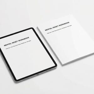Mental Reset Workbook for Overwhelmed Minds | ADHD Friendly Planner PDF | Decision Fatigue Reset | Printable Clarity Journal image 8