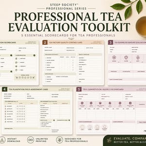 Zestaw kart wyników Tea Professional