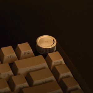 Keyboard Volume Knob | CNC Machined Rotary Control Knob for Keyboard | Luxury Desk Knob | Made in USA