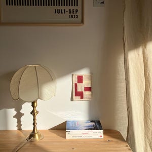 Tableau patchwork en format miniature, art textile contemporain fait main