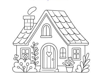 Alphabet A-Z Coloring Pages, Letter Tracing Worksheets, Handwriting Practice (Digital Download)