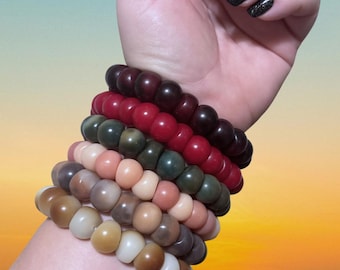 Stress Relief Fidget Bracelet, Extra Large Bodhi Garlic Twist, Mindfulness Bracelet, Sensory Jewelry, Calming Gift, Meditation Bracelet