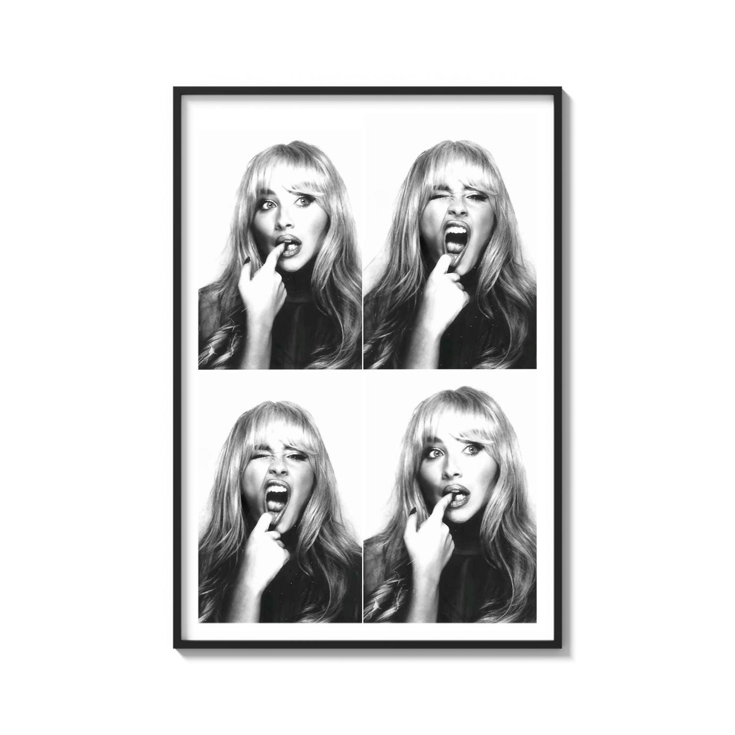 Qinyuluo Sabrina Carpenter Poster mural décoratif sur toile pour chambre à coucher 30 x 45 cm : Qinyuluo
