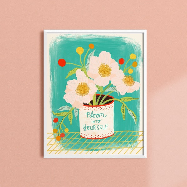 Positive Art Print Etsy