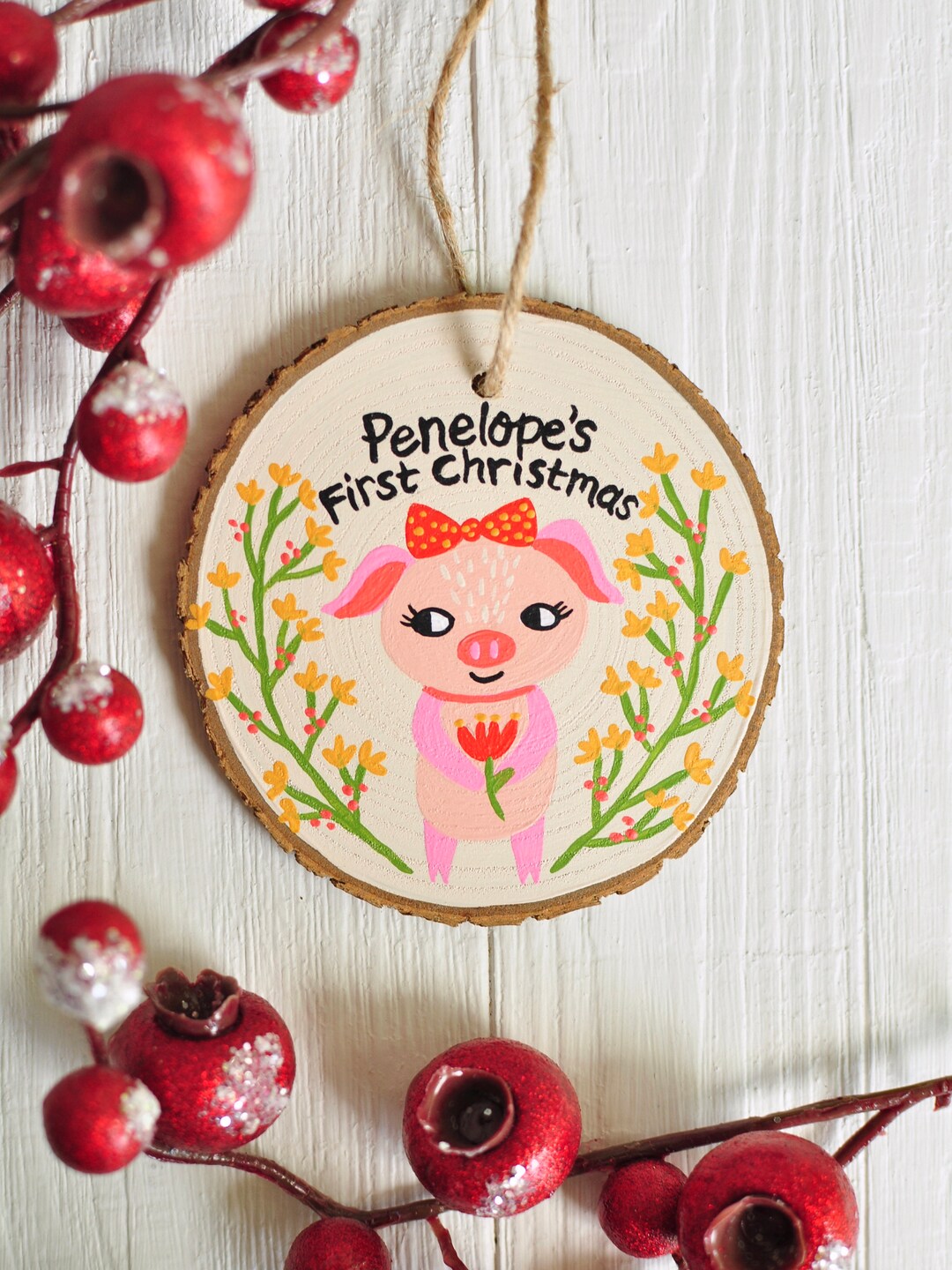 Boule De Noël Personnalisée Premier Noël De Bébé - Ornement Acrylique Avec Photo - Cadeau 1er Noël - 9