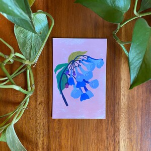 Wildflower Postcard Set, 10 Postcards, Floral Stationery Set, Gifts for Friends, Mountain Bluebells Artwork, Mini Art, Fireweed Illustration image 3