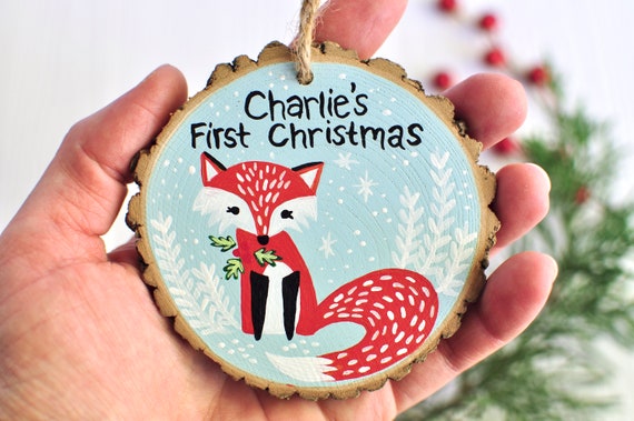 Baby's 1st Christmas Acrylic Ornament - Two Peas Paper Co.