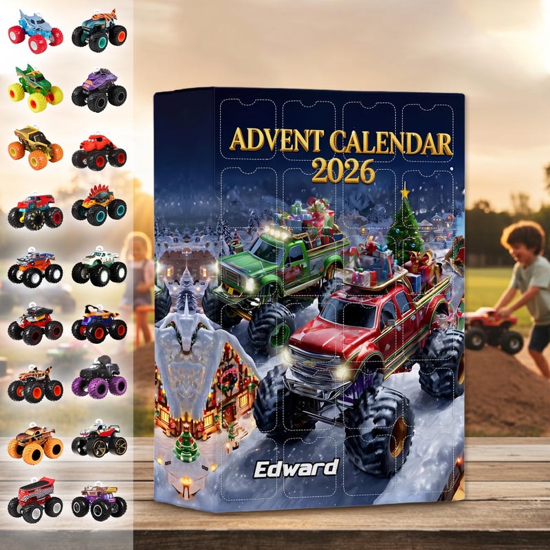 Monster truck advent calendar - Etsy.de