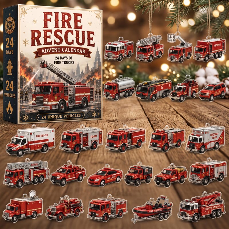 Fire rescue advent calendar - Etsy.de