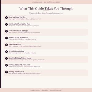 From Overgiving to Aligned Living | Nervous System Reset Guide | Stress Recovery Workbook PDF image 2