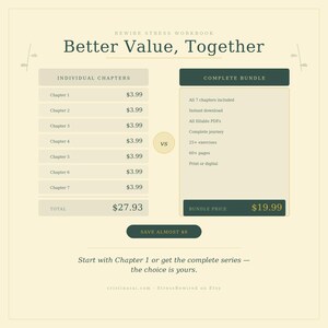 K&ouml;nnte beinhalten: Ein digitales Arbeitsbuch mit dem Titel "Better Value, Together" mit Preisen f&uuml;r einzelne Kapitel und ein komplettes Paket. Das Arbeitsbuch enth&auml;lt 7 Kapitel, ausf&uuml;llbare PDFs, &Uuml;bungen und ist sofort zum Download verf&uuml;gbar.