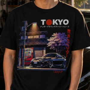 TOKYO JDM T-Shirt | Japanese Tuning Car Shirt | Samurai | Supra MK4 Enthusiast Gift | Unisex