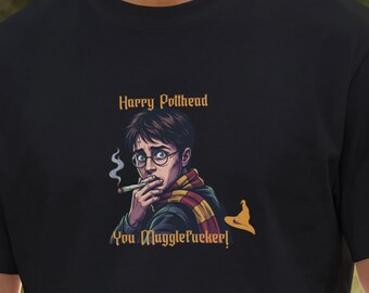 Camiseta para fans de Harry Potter | Humor y magia | Camiseta unisex de algodón grueso | Regalo para magos