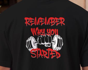 Camiseta de gimnasio - Camiseta de fitness para culturismo - Camiseta Bella+Canvas - Ropa deportiva unisex