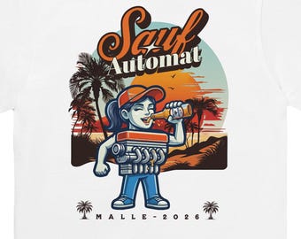 Camiseta Malle para mujer 2026, Camiseta para tomar algo en Mallorca para mujer, Camiseta de fiesta, Camiseta para viaje de chicas, Conjunto para vacaciones en Mallorca