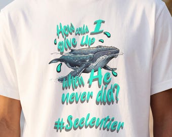 Camiseta de Timmy la Ballena | Camiseta con mensaje de esperanza y resiliencia | Camiseta informal unisex de algodón grueso | Regalo para optimistas