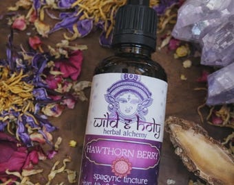 HAWTHORN BERRY Herbal Spagyric Tincture - Emotional Support 30ml