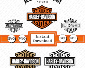 Harley Davidson Vektor | Motorrad eps svg png dxf (Digitaler Download)
