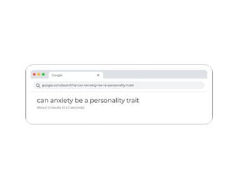 L'anxiété peut-elle être un trait de personnalité Sticker recherche dans le navigateur, Sticker Google drôle, Sticker compatible, Sticker vinyle drôle pour ordinateur portable