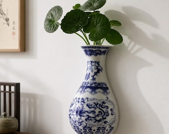 Ceramic Wall Planter | Indoor Outdoor Hanging Pot