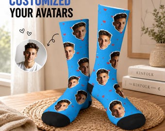 Customized Photo Socks | Personalized Face Socks Gift