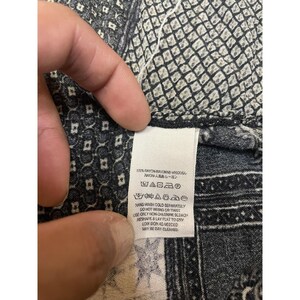 Free People 着物ジャケット レディース XS/S ブラック パッチワーク ボヘミアン オープンフロント 画像 6