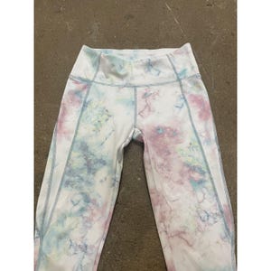FP Movement Leggings Womens XS Multicolor Tie Dye High Rise Ankle Yoga Athletic image 4