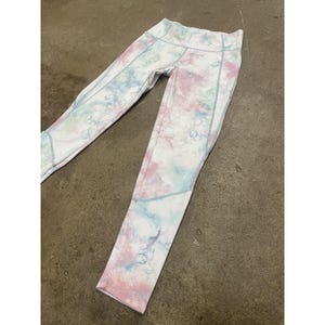 FP Movement Leggings Womens XS Multicolor Tie Dye High Rise Ankle Yoga Athletic image 3