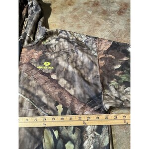 Mossy Oak Camouflage Pullover Hoodie Camo Sz XL Fleece Lined image 5
