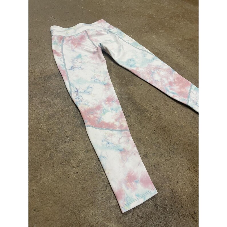 FP Movement Leggings Womens XS Multicolor Tie Dye High Rise Ankle Yoga Athletic image 7