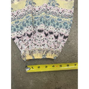 Free People Kimono Blouse Womens Small Multicolor Floral Square Neck OB1132539 image 19
