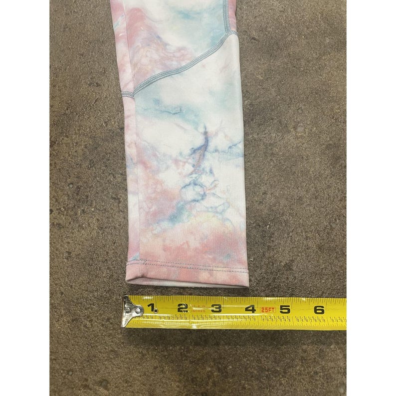 FP Movement Leggings Womens XS Multicolor Tie Dye High Rise Ankle Yoga Athletic image 17
