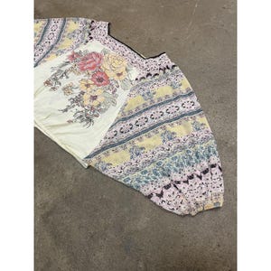 Free People Kimono Blouse Womens Small Multicolor Floral Square Neck OB1132539 image 12