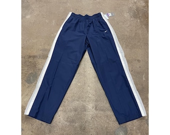 Vintage Nike Swim Tear-Away Track Pants Mens XXL Blue White 00s N56358 FG341