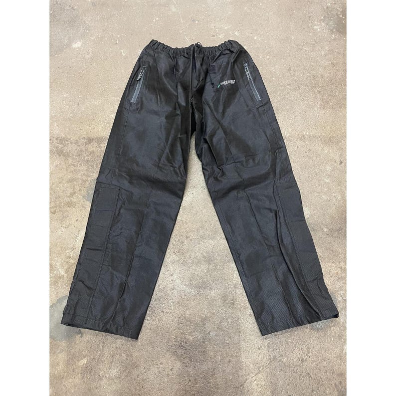 Frogg Toggs Pants Mens XL Waterproof Rain Zip Pockets Zippered Legs PS83172-01 image 1