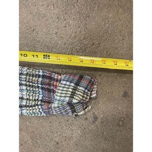 Free People Tunic Blouse Womens Medium Multicolor Plaid Button Front Boho image 15