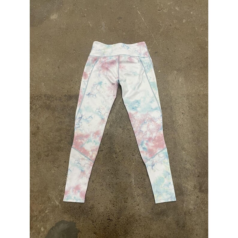 FP Movement Leggings Womens XS Multicolor Tie Dye High Rise Ankle Yoga Athletic image 6