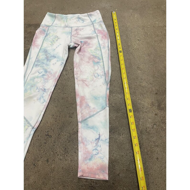 FP Movement Leggings Womens XS Multicolor Tie Dye High Rise Ankle Yoga Athletic image 15