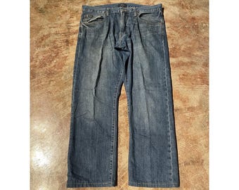 Polo Ralph Lauren Blue 34 X 30 The Hampton Relaxed Straight Jeans Men
