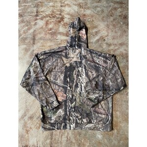 Mossy Oak Camouflage Pullover Hoodie Camo Sz XL Fleece Lined image 7