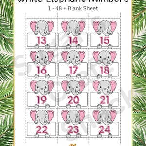 White Elephant Gift Exchange Numbers