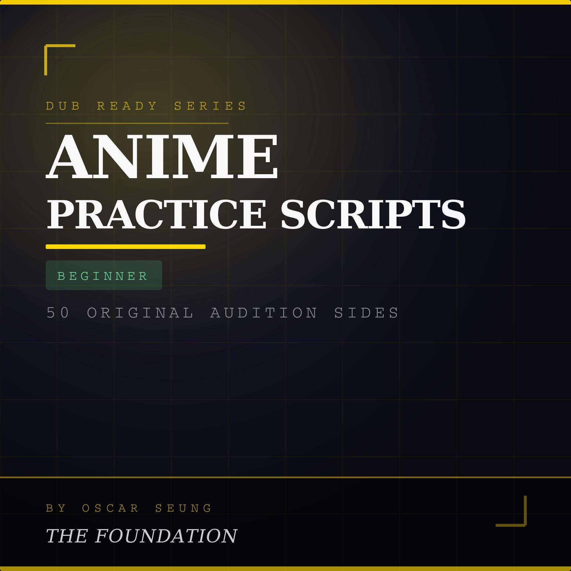 Beginner Anime Voice Acting Practice Scripts, 50 Original Audition ...