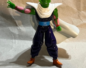 Figura de acción Piccolo de Irwin de 5 pulgadas, verde, DBZ, vintage 2001, con capa.