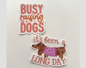 Dog Lover Sticker Pack | Dachshund Sticker | Dog Mom Gift | Cute Dog Stickers