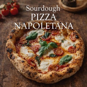 Neapolitan Pizza Sourdough Starter – Authentic Italian Culture, Artisan Dough Gift, instructions included + beginner friendly