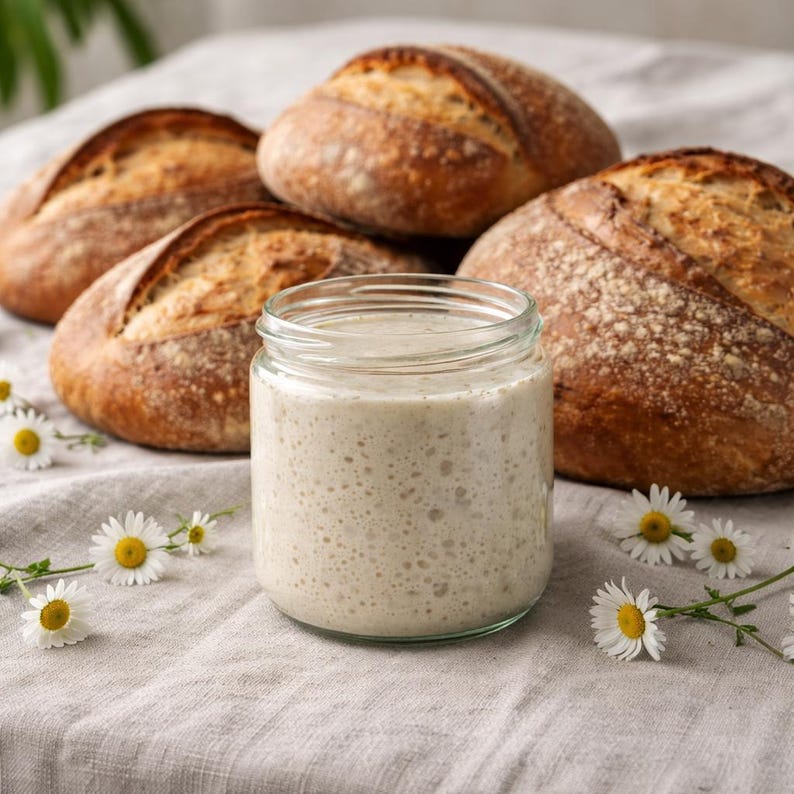 Organic Spelt 100 Year Old Sourdough Starter – French Artisan Bread ...